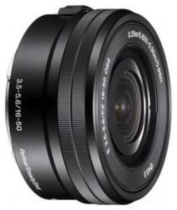 Объектив Sony E PZ 16-50mm F3.5-5.6 OSS для NEX (SEL-P1650) черный