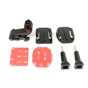 Аксессуары GoPro FUJIMI GP HFM+3M set Набор крепления GoPro на шлем (квадратное и элипсойдное с винтами и клейкой лентой)