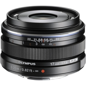 Объектив Olympus M.Zuiko Digital ED 17mm F1.8 черный
