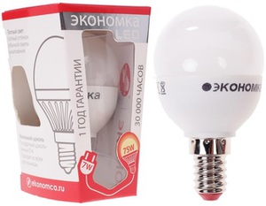 Лампа светодиодная Экономка LED 7W GL E1430
