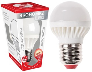 Лампа светодиодная Экономка LED 5W GL E2730