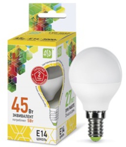 Лампа светодиодная ASD LED-ШАР-standard