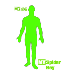 Зелёный хромакейный костюм MY Spider Key размер: M