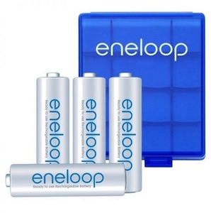 Аккумулятор PANASONIC Eneloop AAA 750 4BP (BK-4MCCEC4BE) с кейсом