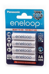 Аккумулятор PANASONIC Eneloop AA 1900 4BP (BK-3MCCE/4BE)