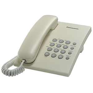Телефон проводной Panasonic KX-TS2350RUJ