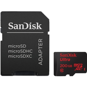 Карта памяти SanDisk SDSDQUAN-200G-G4A microSDXC 200 Гб
