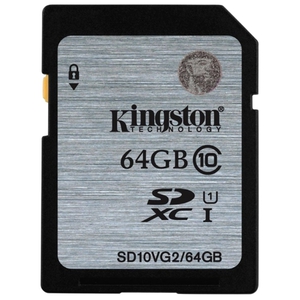 Карта памяти Kingston SD10VG2/64GB SDXC 64 Гб