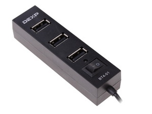 USB-разветвитель DEXP BT4-01