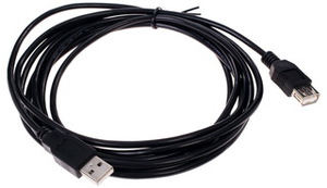Кабель удлинительный DEXP USB A - USB A 3метра