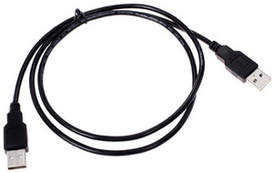 Кабель соединительный DEXP USB A - USB A 1метр черный
