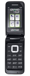 Сотовый телефон LEXAND A2 Flip черный