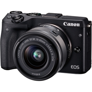Цифровой фотоаппарат Canon EOS M3 Kit EF-M 15-45mm IS STM черный