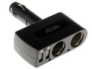 Разветвитель автоприкуривателя GINZZU GA-4515UB