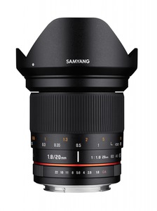 Объектив Samyang MF 20mm f/1.8 ED AS UMC Fuji X