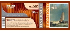 Бумага Lomond Художественная LINEN 210гр. (610ммХ12,3мХ76мм.) (1211310)