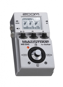Zoom MS-50G компактная мульти педаль эффектов для электрогитары/Без БП