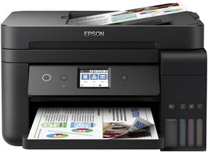 МФУ струйный EPSON L6190, A4, цветной, струйный, черный [c11cg19404]