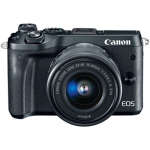 Цифровой фотоаппарат Canon EOS M6 Kit EF-M 15-45mm IS STM Black