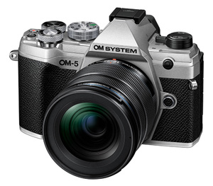 Цифровой фотоаппарат Olympus OM System OM-5 kit 12-45mm F4 PRO Silver
