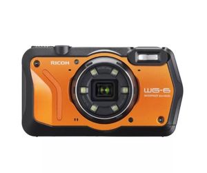 Водонепроницаемый фотоаппарат Ricoh WG-6 GPS оранжевый