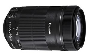 Объектив Canon EF-S 55-250mm F4.0-5.6 IS STM (Б/У)