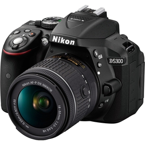 Цифровой фотоаппарат Nikon D5300 Kit AF-P 18-55mm VR черный