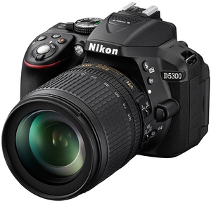 Цифровой фотоаппарат Nikon D5300 Kit AF-S 18-105mm DX VR черный